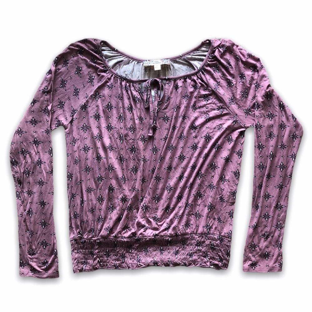 Pink Republic Long Sleeve Rosewood Med Top
